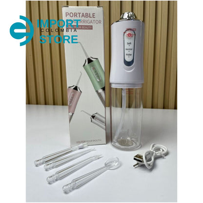 Irrigador Bucal Portátil 🌊 Limpieza profunda y sin sangrado – ¡HOY 40% MENOS + ENVÍO GRATIS!